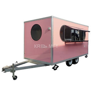 2025 Pizza Trailer With Pasta Grill Vending <b>Cart</b> Mobile Crepe Kiosk Icecream Catering Fast Food Truck - Product Image 5