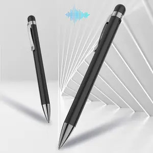 Perekam pena Digital 16GB Bluetooth, pena perekam Bluetooth mendukung kontrol aplikasi pengurang kebisingan AI Translate Pen perekam suara Digital