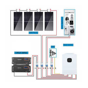 Pure Sine Wave off Grid 10KW Hybrid <b>Solar</b> MPPT <b>Charge</b> <b>Controller</b> 10kva 11KW 230V 50/60Hz 99.9% Efficiency - Product Image 4