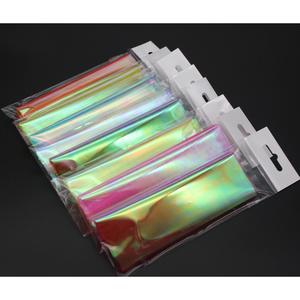 20*15cm Clear Fish Skin Fly Tying Rainbow Film Sabiki Rig Making gamberetti Flash Back Wings Scud <span class=keywords><strong>Nymph</strong></span> Fly leging materiali - Product Image 2