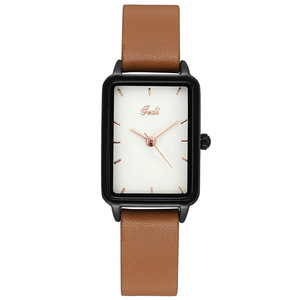 Reloj minimalista para estudiantes, reloj de pulsera cuadrado de cuarzo, reloj de nicho para mujer, venta al por mayor - Product Image 1