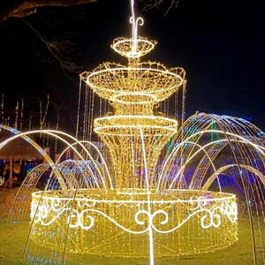 Outdoor Waterproof Christmas Fountain LED <b>Light</b> for Shopping Mall, Resort and Landscape Lighting Projects - Product Image 1