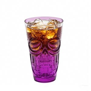 New <b>Halloween</b> Skeleton Skulls Plastic <b>Cups</b> Unbreakable Colorful Drinking Glasses for Bar KTV Party Supplies Decor - Product Image 1
