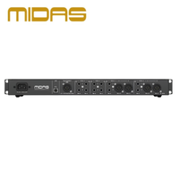 Système de monitoring personnel MIDAS HUB4 48 canaux avec AES50 StageConnect PoE 4 sorties XLR/TRS pour mélangeurs personnels DP48
