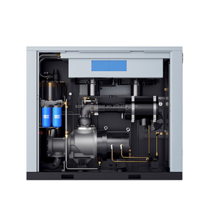 30KW 40HP מקצועי מגנט קבוע מנוע בורג אוויר מדחס עבור מעבדה (SCR40EPM) - Product Image 3