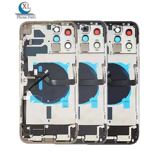 Replacement Full Back Cover Housing Assembly for iPhone 11 12 13 14 Pro Max Xs Max Battery Door Frame Body for iPhone 12 Pro Max