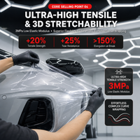 Film de protection de peinture PCDL TPU durable, film transparent, forte adhérence pour SUV, camion, berline, fourniture directe d'usine