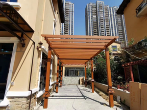 ศาลาสวนอลูมิเนียมอัลลอยด์กลางแจ้งศาลาองุ่นทรงแปดเหลี่ยมหรูหราศาลาสวนอลูมิเนียมสวนศาลากลางแจ้ง - Product Image 4