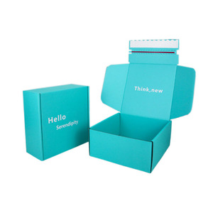 Boîte d'expédition postale à fermeture éclair personnalisée en carton recyclé, auto-scellante, en kraft ondulé, avec bande de déchirure - Product Image 5