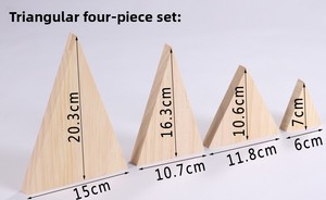 Présentoir Moderne en Bois pour Bracelets, Ensemble de 4 Pièces, Montage Facile pour Magasin de Bijoux - Product Image 2