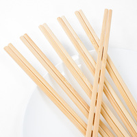 Baguettes jetables écologiques en bambou – Pack double biodégradable et dégradable pour fêtes, plats à emporter et repas