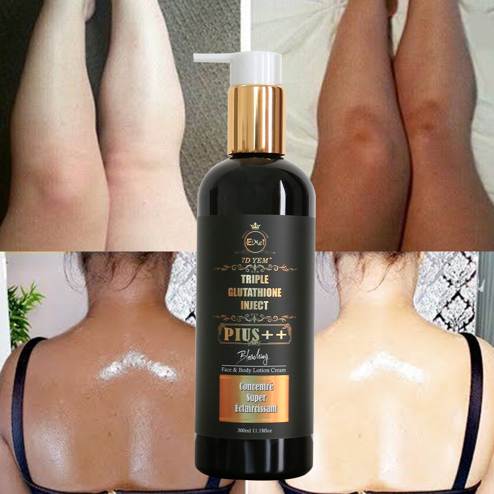 Private Label 300ML Triple Glutathione Whitening & Moisturizing Lotion for  All Skin Types