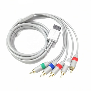 <span class=keywords><strong>Cable</strong></span> de Repuesto de 1.8M con Revestimiento Dorado para Wiis, <span class=keywords><strong>Cable</strong></span> de Componente Principal con Diferencia de Color, Accesorios - Product Image 2