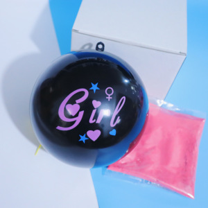 उच्च गुणवत्ता वाली 14 सेमी ब्लैक बाउंस हाउस कॉम्बो गर्ल या लड़का गुलाबी नीला पाउडर लिंग पार्टी की आपूर्ति के लिए विस्फोट - Product Image 5