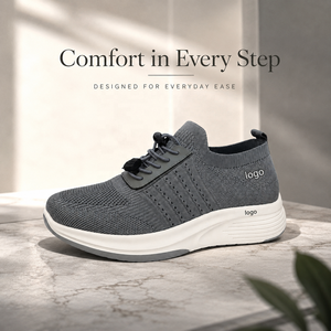 Personalización Zapato <span class=keywords><strong>Hombre</strong></span> Tejido Plataforma Cordón Rápido Suela Acolchada Bicolor <span class=keywords><strong>Zapatilla</strong></span> Todo Temporada - Product Image 1