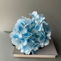 Centres de table de mariage en YOPIN-715 Fleurs artificielles 5 têtes plus grandes pétales d'hortensia