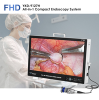 Caméra endoscopique portable électrique 27 pouces FHD en métal et plastique, système d'endoscopie médicale avec caméra tout-en-un et source de lumière froide LED