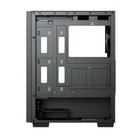 Venta caliente Torre media ATX TG + soporte de panel de malla metálica ATX placa base caja de la computadora para la caja de la PC del juego