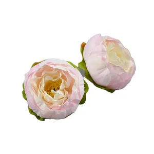 Wholesale Price DIY Artificial Peony Flower Silk Large Rose Heads For Wedding Wall Table Centerpiece Decoration