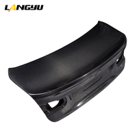 LANGyu 2011-2019 Accessoires de voiture Système de carrosserie automobile Style CSL Capot de coffre en fibre de carbone pour BMW Série 3 F30 F35 Couvercle de coffre arrière