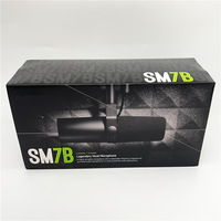 Microphone de studio dynamique cardioïde sans fil SM7B avec réponse en fréquence réglable pour l'enregistrement, la diffusion de podcasts et l'utilisation vocale