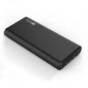 100w 65w PD QC3.0便携式USB C笔记本电脑电源银行站笔记本电源银行200000毫安时电池备份