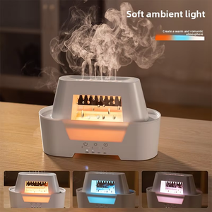 Desktop Simulated Raindrop <strong>Aroma</strong> <strong>Diffuser</strong> 300ml Ultrasonic Mist 3 Color Atmosphere Lamp Wireless Remote 3 Speed Timing Quiet - Product Image 5