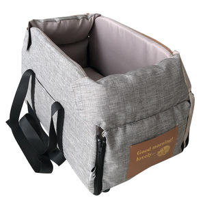 Luxuriöse Gesteppte Polyester-Haustier-Autositztasche mit Offener Verschlussmöglichkeit, Tragbare Atmungsaktive Reisetasche für Kleine Hunde und Katzen (2-5kg) - Product Image 6