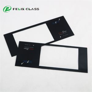 Panneau en verre trempé tactile extérieur flexible avec impression soyeuse, haute transmission de la lumière, transparent + noir - Product Image 4