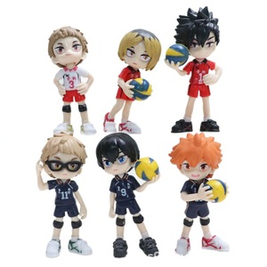 Figurines <span class=keywords><strong>Haikyuu</strong></span> Hinata Shoyo <span class=keywords><strong>Oikawa</strong></span> Tooru Tobio Kageyama en PVC de 8 cm, figurines d'anime, jouets à collectionner, boîte à œufs Gachapon - Product Image 1