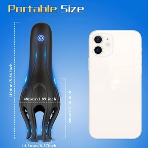 Vibrador de entrenamiento de glande potente y personalizado AITT para hombres, masturbador de punto G con vibración suave, masajeador masculino de resistencia prolongada - Product Image 2
