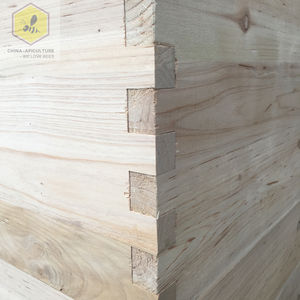 Perlebahan Alat 10 Frame Cemara Kayu Dua Tingkat <span class=keywords><strong>Langstroth</strong></span> Sarang Lebah dengan Atap Logam untuk Peternakan Lebah - Product Image 6