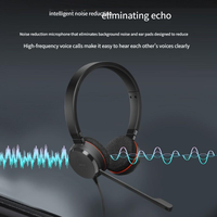 Casque Jabra Evolve 20 Mono UC pour la visioconférence en ligne, connexion USB directe, suppression active du bruit