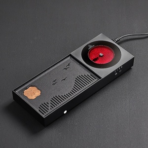 Bộ bếp điện gốm sứ cao cấp 2024, tích hợp khay trà Kung Fu, thiết kế hiện đại, sử dụng được cả khô và ướt, bộ trà nhỏ gọn dùng cho văn phòng - Product Image 6