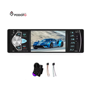 Podofo 1 Din Đài Phát Thanh Xe 4.1 "Màn Hình Kỹ Thuật Số Xe MP3 Chơi Autoradio Stereo BT FM USB TF Chỉ Đạo Bánh Xe Điều Khiển - Product Image 1