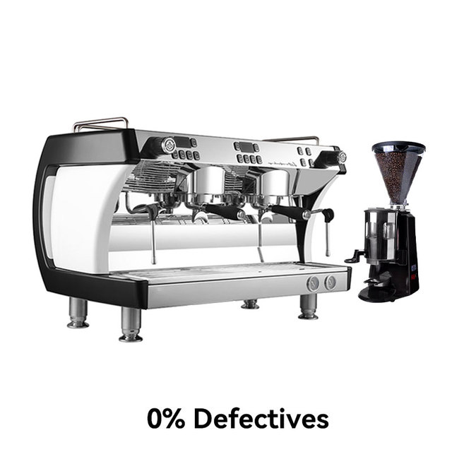 0% Defectives Profesional Italian E61 2 Group Semi Automatic Commercial Maker Coffee Espresso Machine With Milk Frother