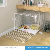 Cage pour chat avec toilette villa grand espace libre intérieur cage vide maison de chat ménage trois étages petite litière pour chat