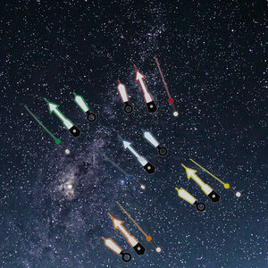 Arrowhead NON OL11 Su Geçirmez Mekanik Hareketli Saat İbreleri Siyah Kenar Yeşil Işıldayan ABS - Product Image 3