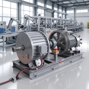 Alternatore a Magneti Permanenti (<span class=keywords><strong>PMG</strong></span>) CE per Uso Idroelettrico o Motore, a Basso Numero di Giri (Basso RPM), da 10kW, 20kW, 30kW, 50kW, anche noto come Generatore a Basso Numero di Giri - Product Image 1