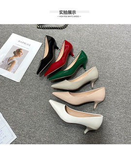 <span class=keywords><strong>Scarpe</strong></span> Formali da <span class=keywords><strong>Donna</strong></span> con <span class=keywords><strong>Tacco</strong></span> <span class=keywords><strong>Medio</strong></span>, Tacchi Alti Sexy, <span class=keywords><strong>Scarpe</strong></span> da Ufficio e Festa, Nuova Moda Calzature Femminili - Product Image 3