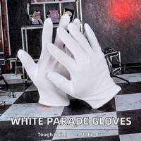 Gants de sécurité pour le travail industriel en coton blanc résistant à la chaleur pour diverses tâches Protection des mains essentielle