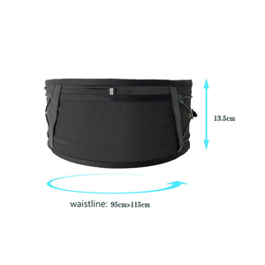 <span class=keywords><strong>Riñonera</strong></span> <span class=keywords><strong>Deportiva</strong></span> Unisex de Poliéster Negro Portátil para Correr al Aire Libre Nueva Tendencia - Product Image 6