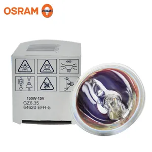 Osram 64620 hlx <span class=keywords><strong>15V</strong></span> <span class=keywords><strong>150W</strong></span> bóng đèn kính hiển vi <span class=keywords><strong>Halogen</strong></span>/đèn cốc cho máy chiếu & Sử dụng quang học chiếu sáng phòng thí nghiệm cường độ cao- - Product Image 1