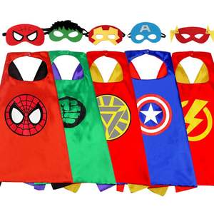 Cape et masque de super-héros en polyester fabriqués en Chine pour enfants - Product Image 1