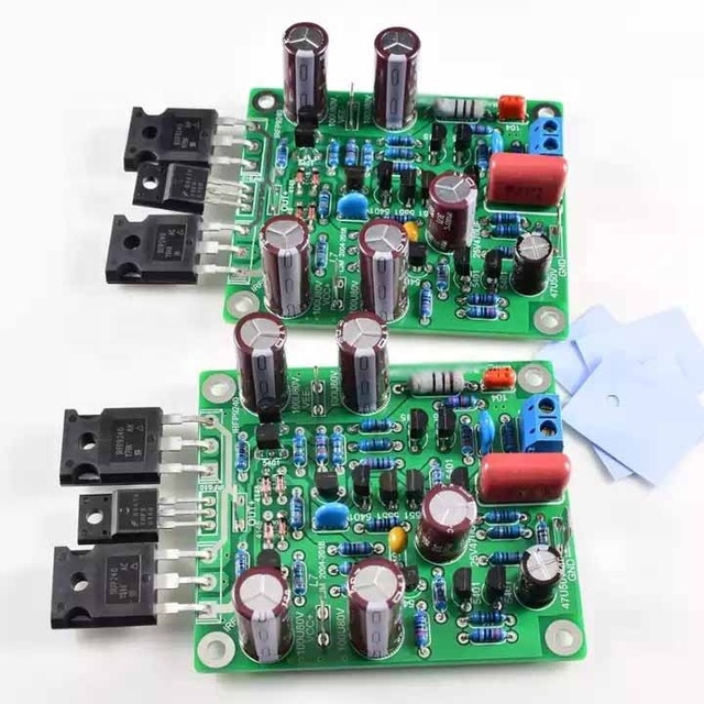 L7 Dual Channel Class AB Amplifier Board MOSFET L7 350W x2 Audio Power Amplifier Board DIY
