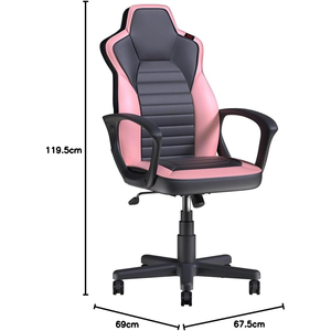 Chaise de jeu en cuir de luxe à prix de gros, pivotante à 360 degrés, rembourrée, la meilleure chaise pour <span class=keywords><strong>PC</strong></span> - Product Image 6