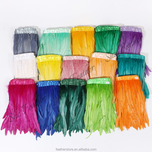 Plumas de cola de gallo de 40-45 cm <span class=keywords><strong>en</strong></span> stock, seleccionadas a mano, de la mejor calidad, para diseño de carnaval DIY - Product Image 1