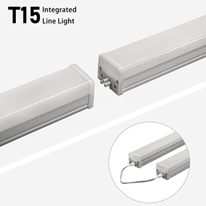 Chine Usine 220V 600/1200/1500mm Profils en aluminium raccordables intégrés T15 LED Batten Light - Product Image 1