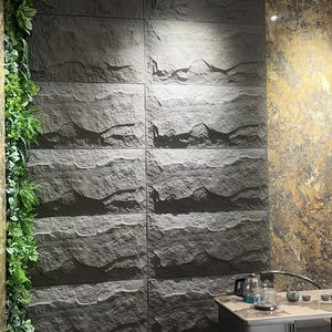 現代PUスキンストーンクラッディング装飾工場供給簡単設置直接3D立体化屋外ビジネス向け - Product Image 4