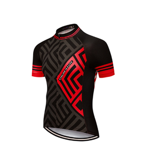 <span class=keywords><strong>Homme</strong></span> Manches Courtes D'été Descente De Vélo De Montagne de Vélo De <span class=keywords><strong>Route</strong></span> De Course Maillot de Cyclisme - Product Image 2
